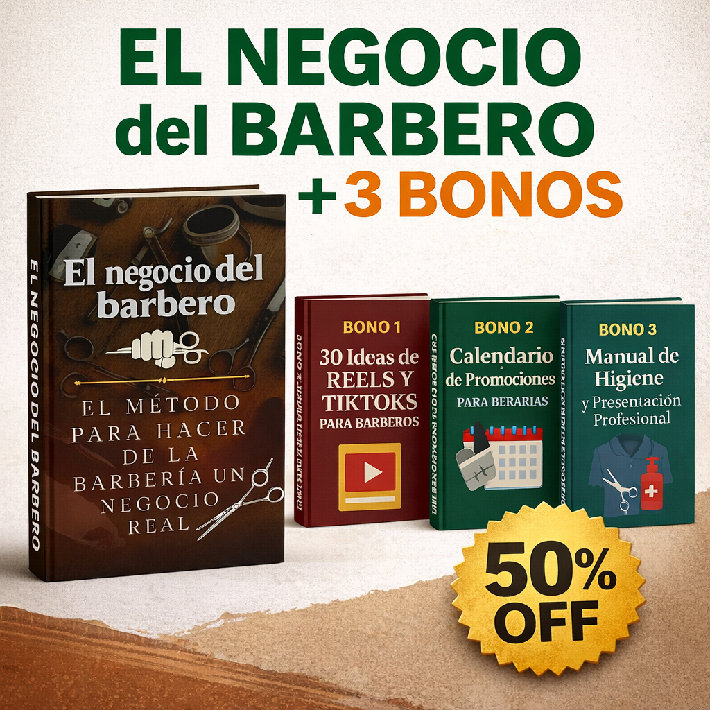 El negocio del barbero + 3 BONOS